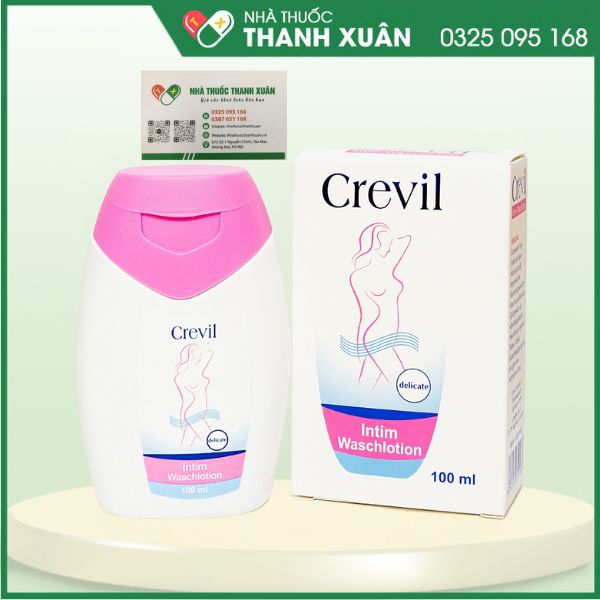 Dung dịch vệ sinh phụ nữ Crevil Intim Waschlotion chống viêm, cân bằng pH